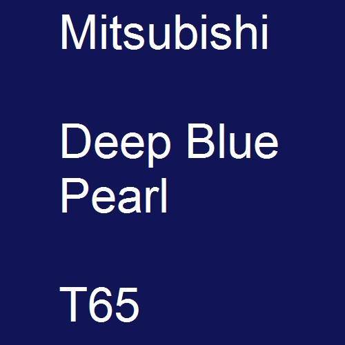 Mitsubishi, Deep Blue Pearl, T65.